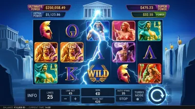 Age Of the Gods Slot backgroud